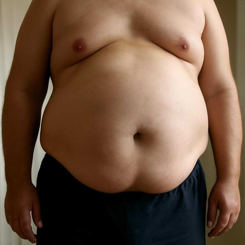 свисающий живот