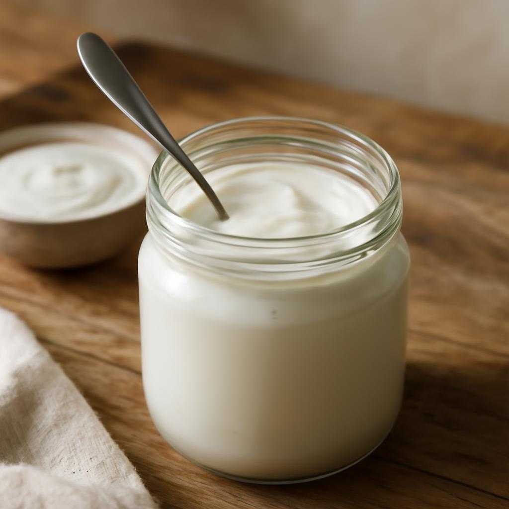 натуральный йогурт