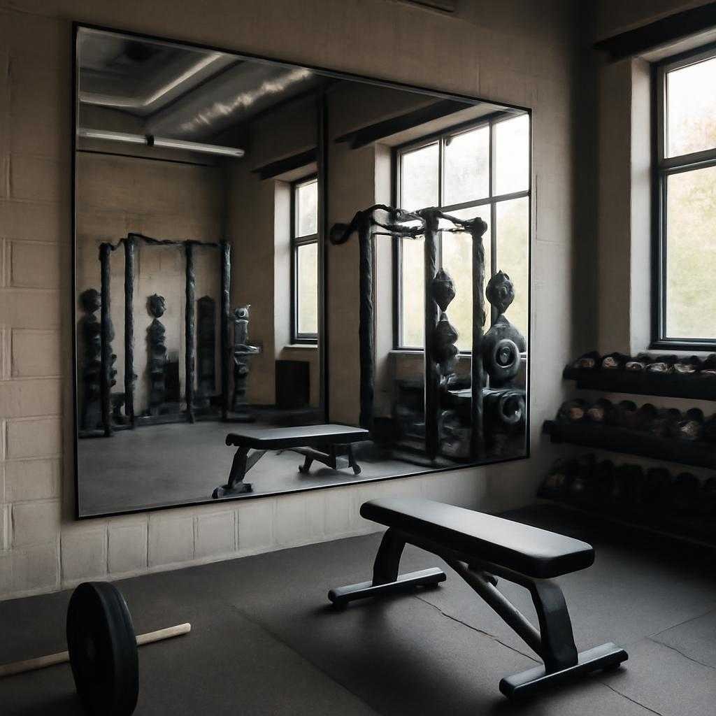 зеркало для спортзала