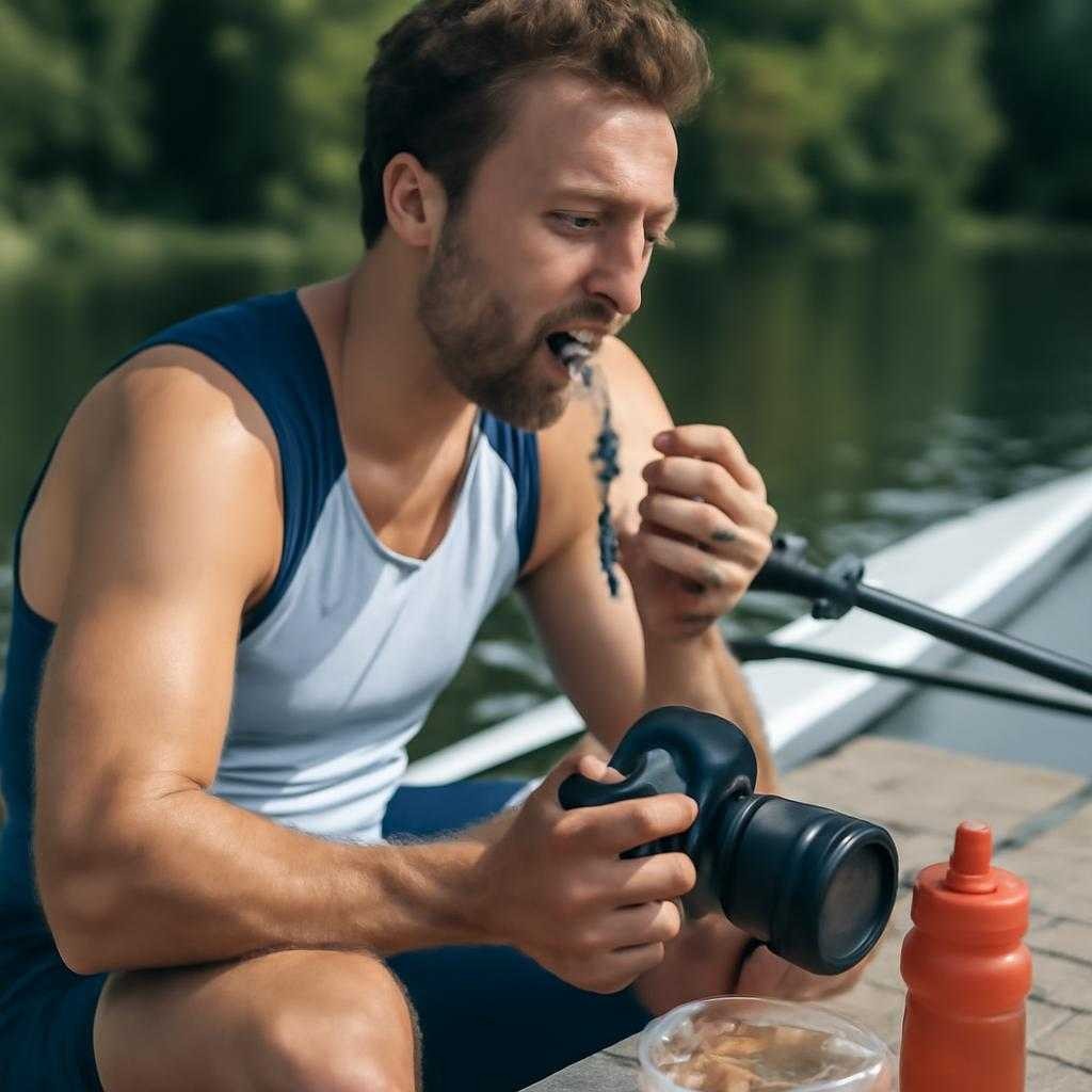 спортивный перекус перед длительной греблей